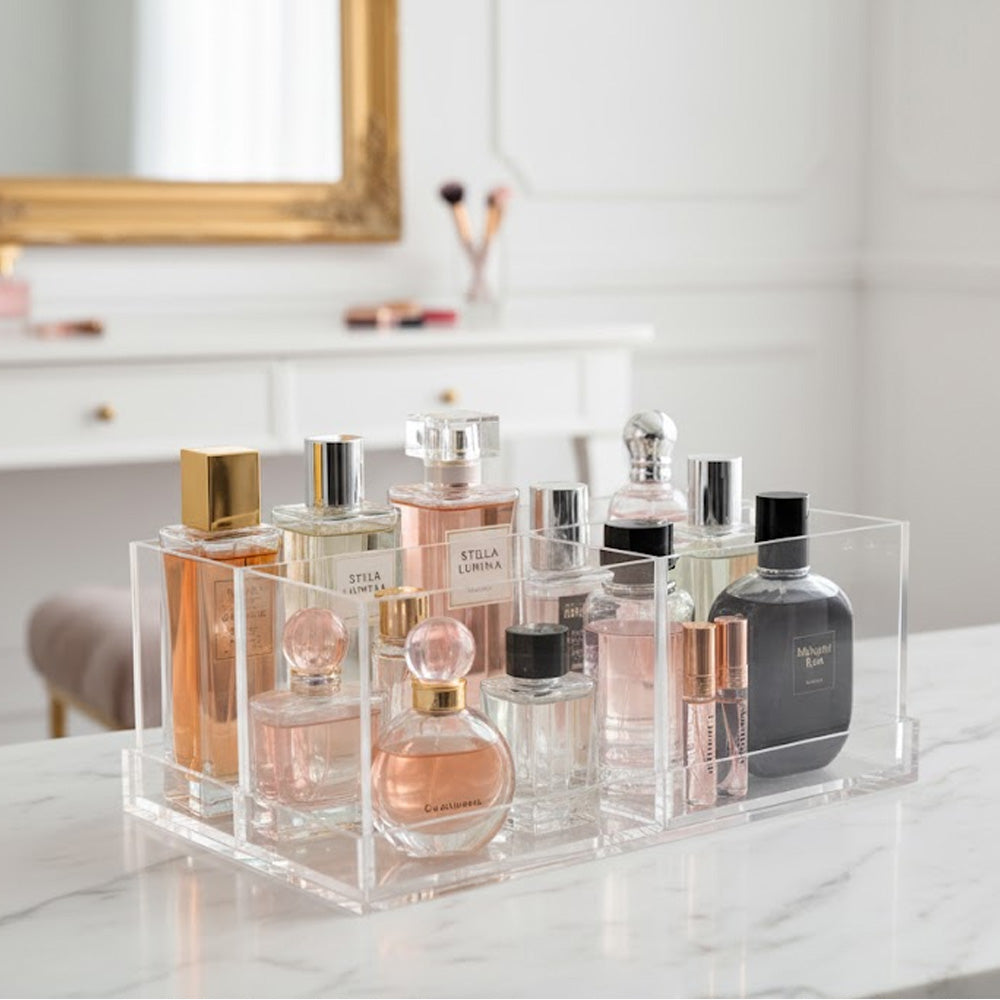 منظم مستحضرات تجميل قابل للفصل 4 قطع