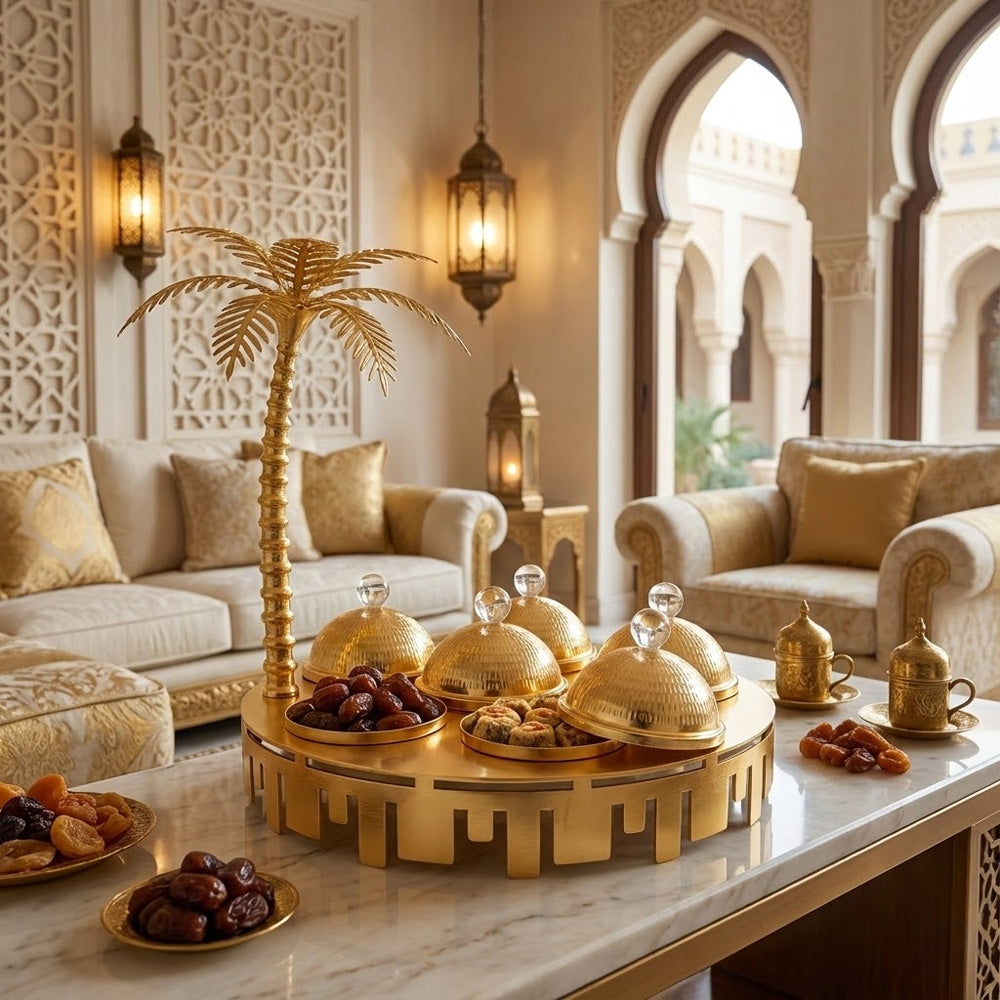 طقم تقديم مزخرف