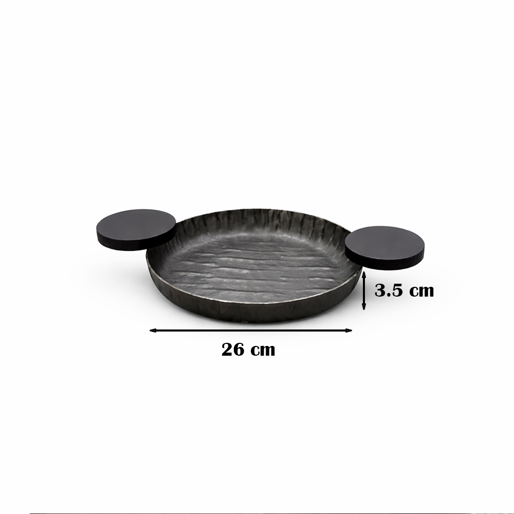 صينية تقديم دائرية صغيرة