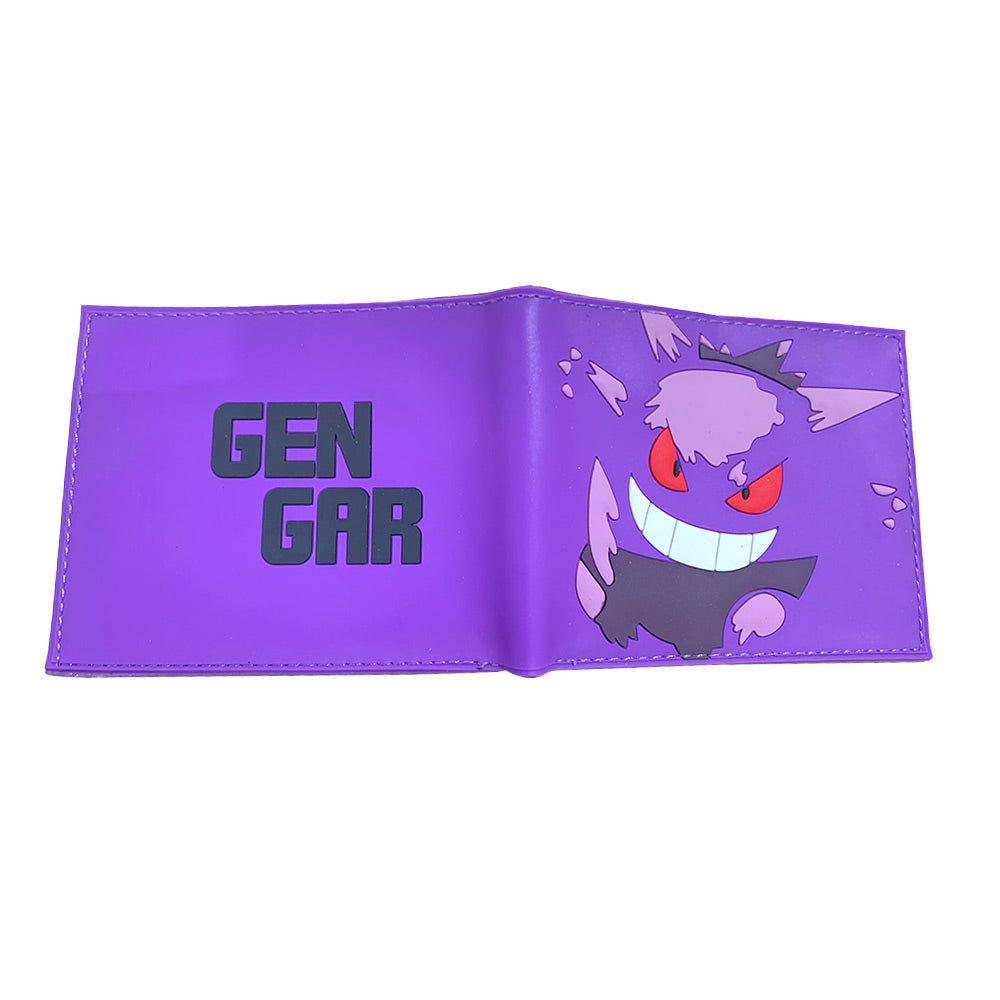 محفظة من جلد البولي يوريثان بطبعات بوكيمون جينجار16