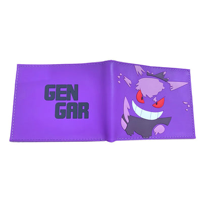 محفظة من جلد البولي يوريثان بطبعات بوكيمون جينجار16