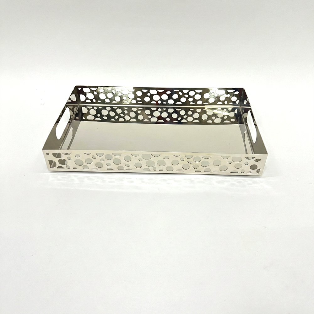 صينية تقديم معدنية