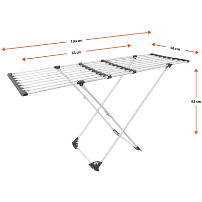 حامل تجفيف ملابس قابل للطي