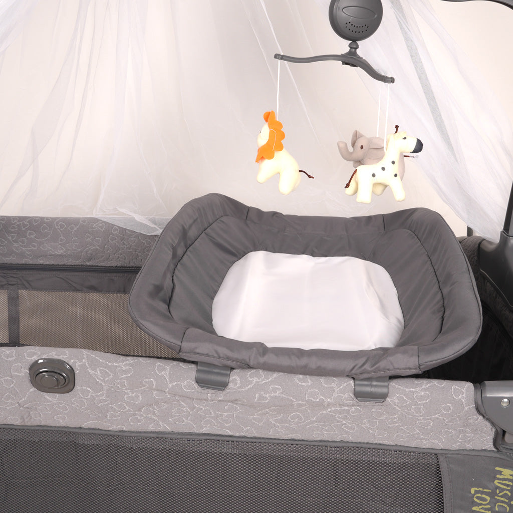 Kidilo  سرير أطفال وحباسة لعب موديل