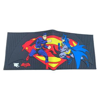 محفظة من جلد البولي يوريثان مطبوعة بطبعات سوبرمان وباتمان 18