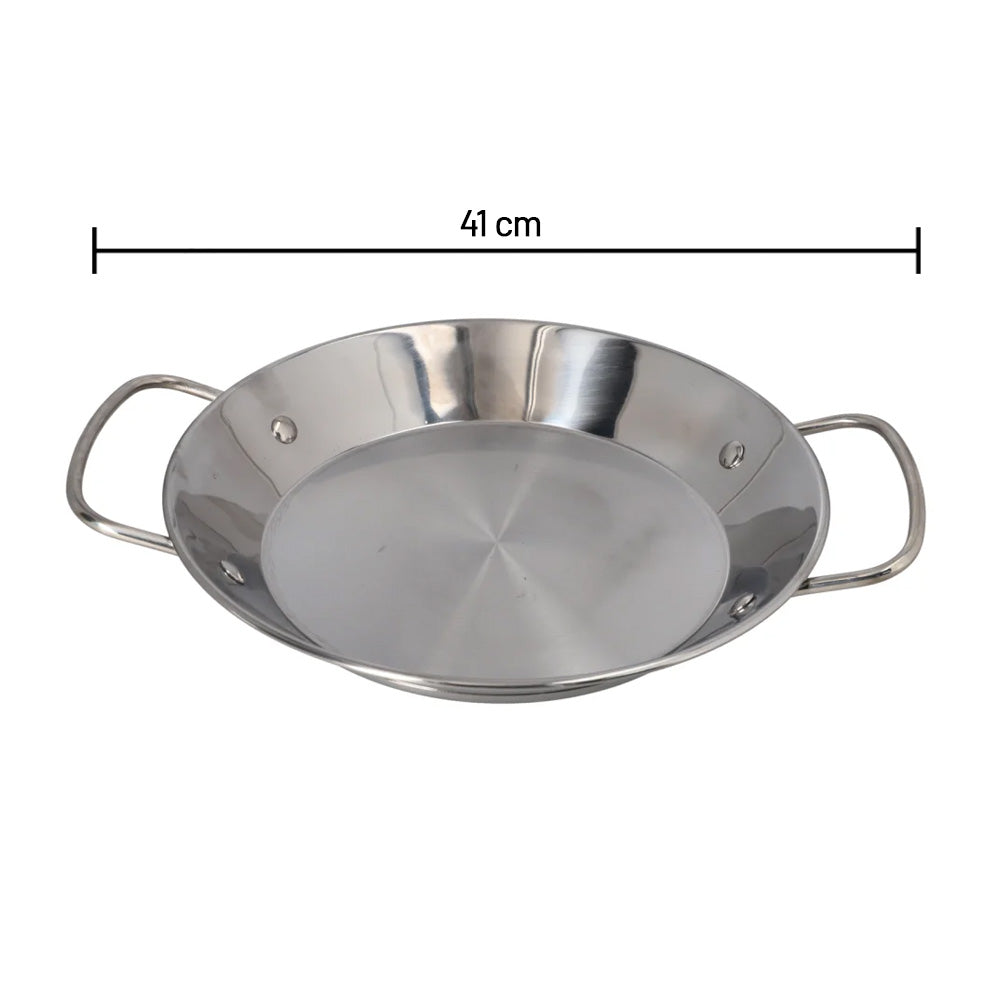 مقلاة مأكولات من الفولاذ المقاوم للصدأ