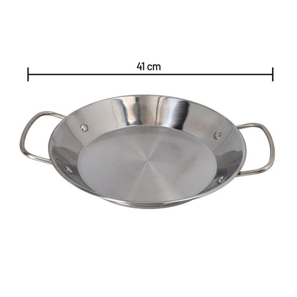 مقلاة مأكولات من الفولاذ المقاوم للصدأ