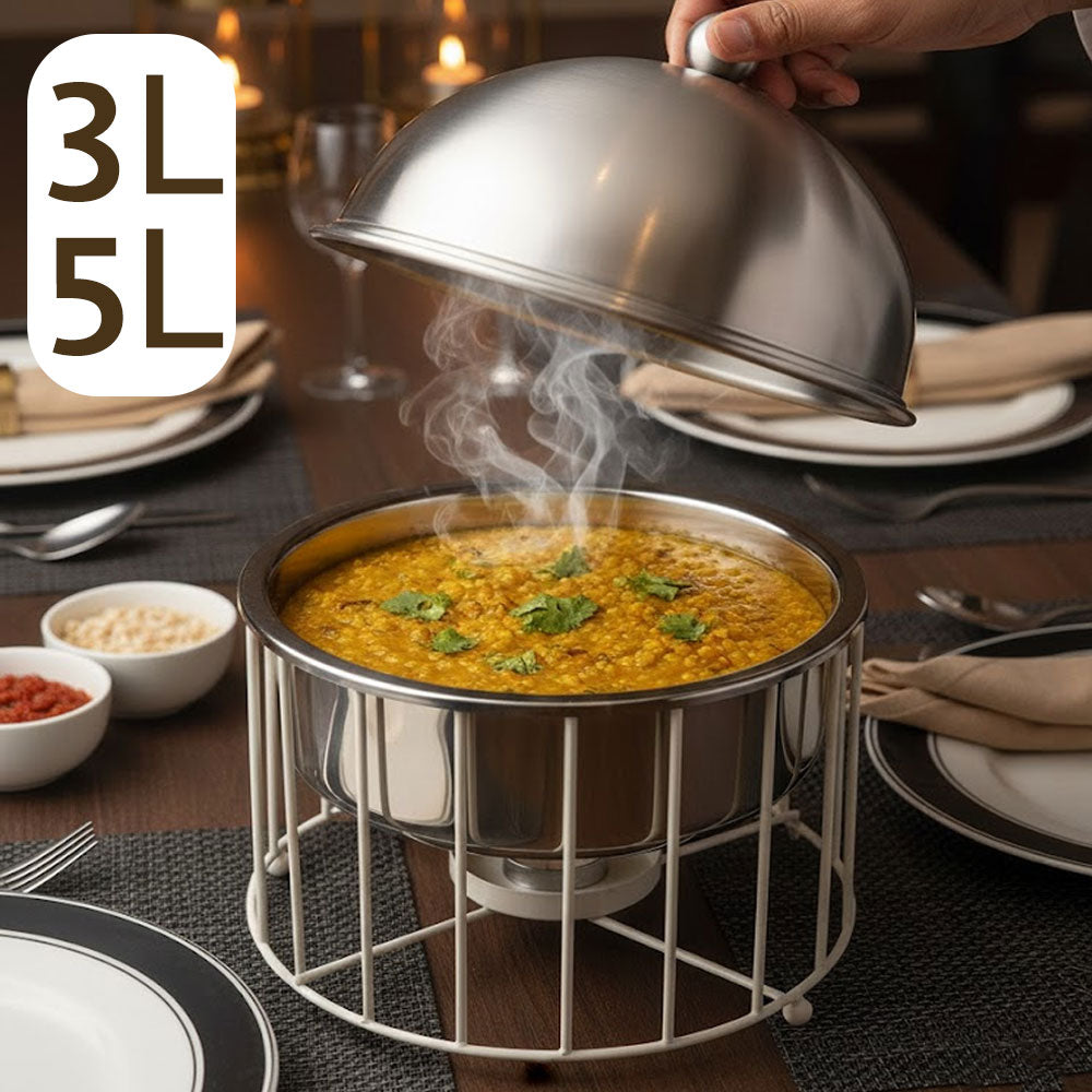 سخان طعام فاخر بتصميم / فضي