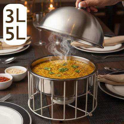 سخان طعام فاخر بتصميم / فضي