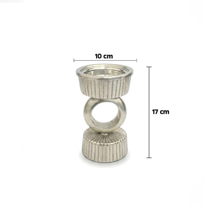 مبخرة من الفولاذ المنحوت