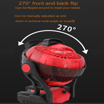 Outdoor Camping Fishing Picnic Portable Air Circulation Fan