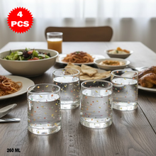 طقم أكواب مزين بفواكه ملونة