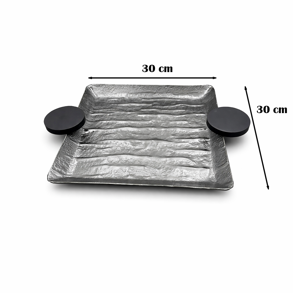 صينية تقديم مربعة صغيرة