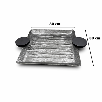 صينية تقديم مربعة صغيرة