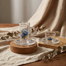 طقم استكانة وفنجان 18 قطعة