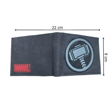 محفظة جلدية PU مطبوعة بشعار Thor 22