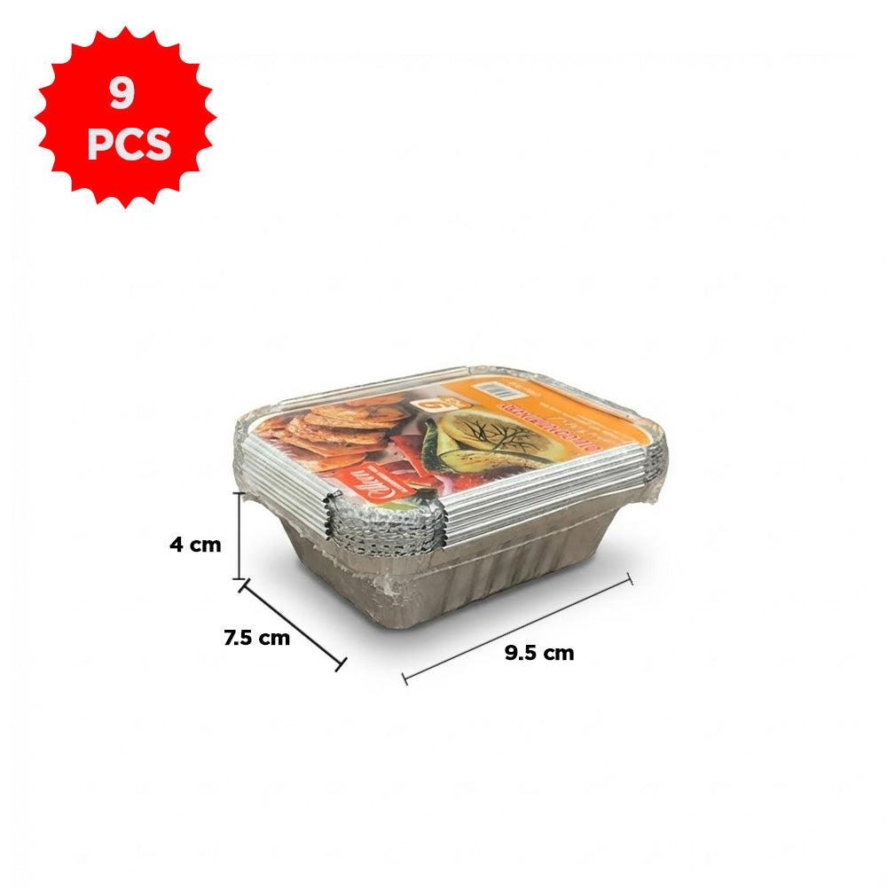 علب طعام الومنيوم مع أغطية