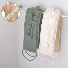 لوفة تقشير الجسم بحزام الظهر