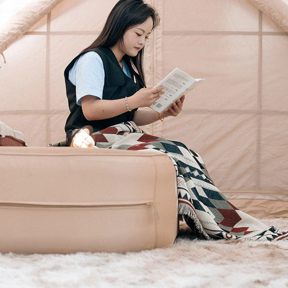 مرتبة هوائية محمولة ذاتية النفخ