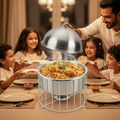 سخان طعام فاخر بتصميم عصري / أسود