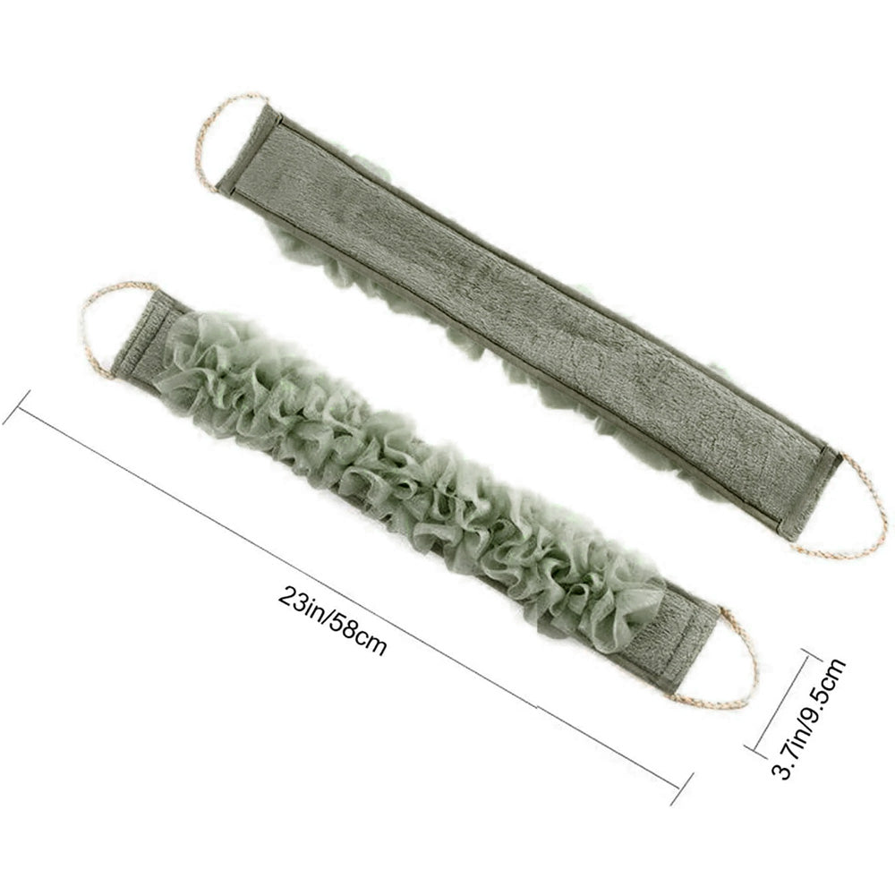 ليفة تقشير الجسم بحزام الظهر