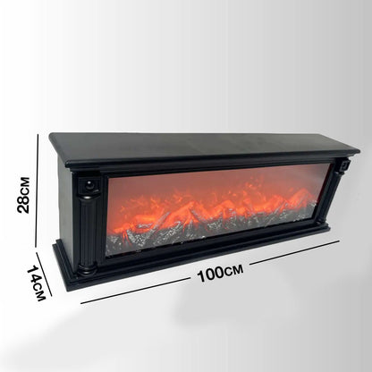 إضاءة ديكور على شكل مدفأة الحطب