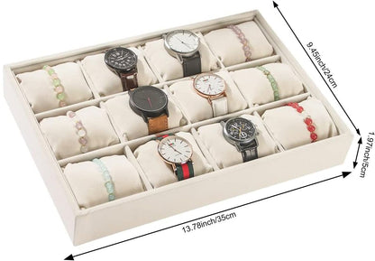 صندوق منظم للساعات والإكسسوارات