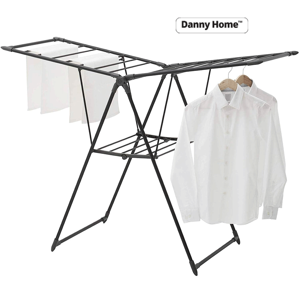 حامل تجفيف الملابس القابل للطي