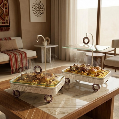 سخان طعام بغطاء زجاجي 3 لتر