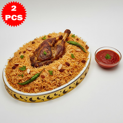 40x30 طبق تقديم وسط مع حامل معدني