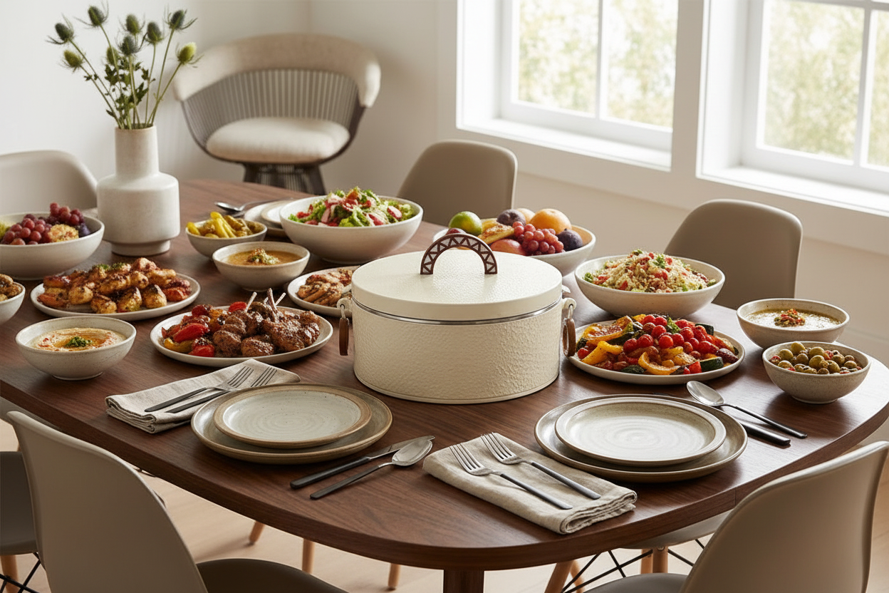 حافظة تخزين طعام دائرية 5 لتر