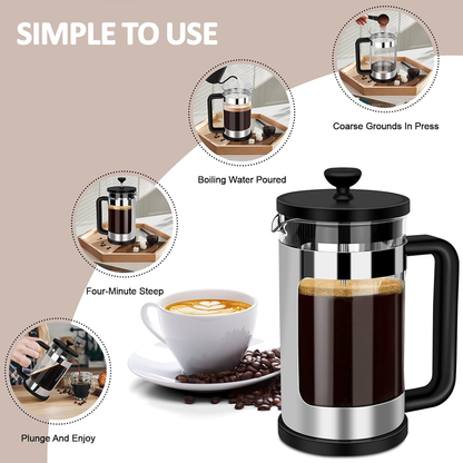 ماكينة تحضير الشاي والقهوة الفرنسية