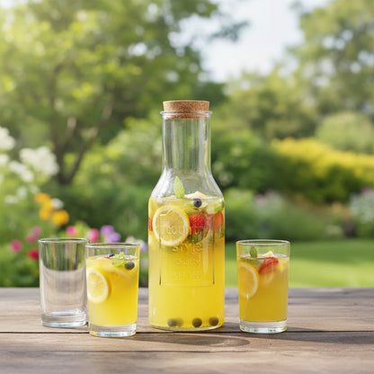 طقم دولكة مع جلاسات عصير