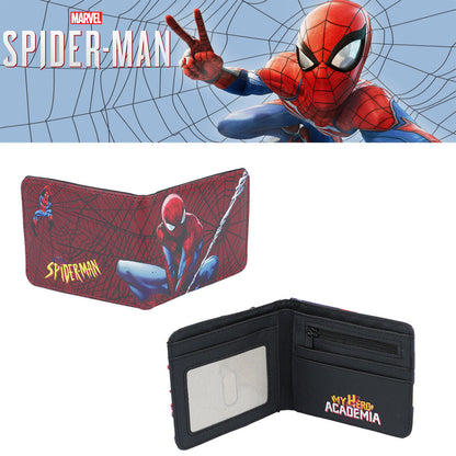 محفظة كرتونية جلدية سبيدرمان 7