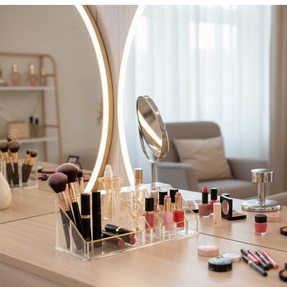 منظم مستحضرات التجميل 16 حجرة 21.7 سم