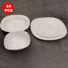 طقم أطباق سفرة (24 قطعة)