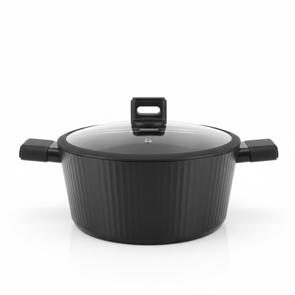 مقلاة طهي بغطاء زجاج