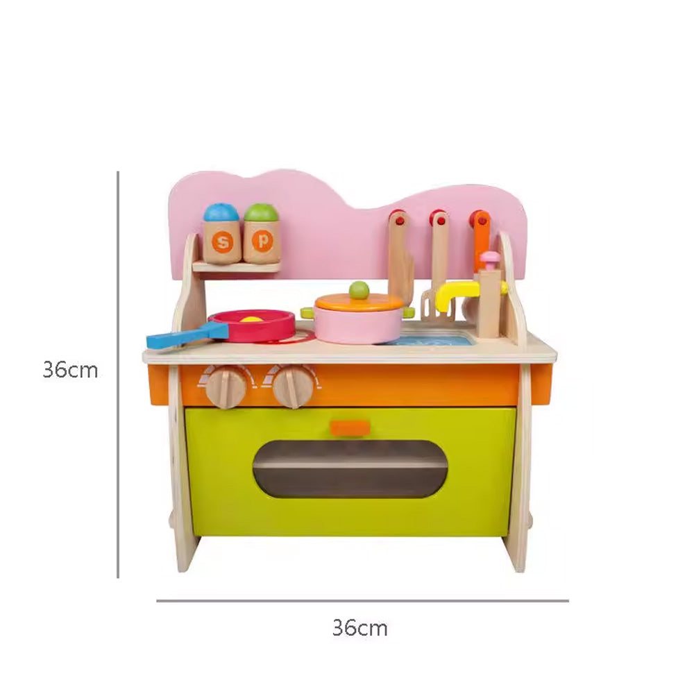 لعبة مطبخ خشبي للأطفال