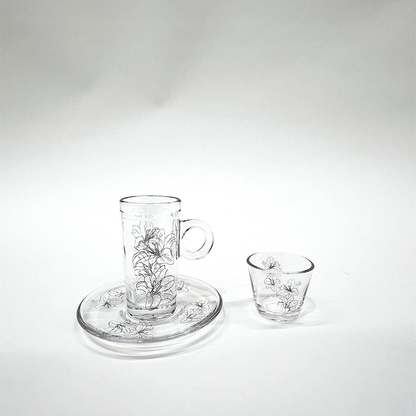 طقم استكانة وفنجان 18قطعة