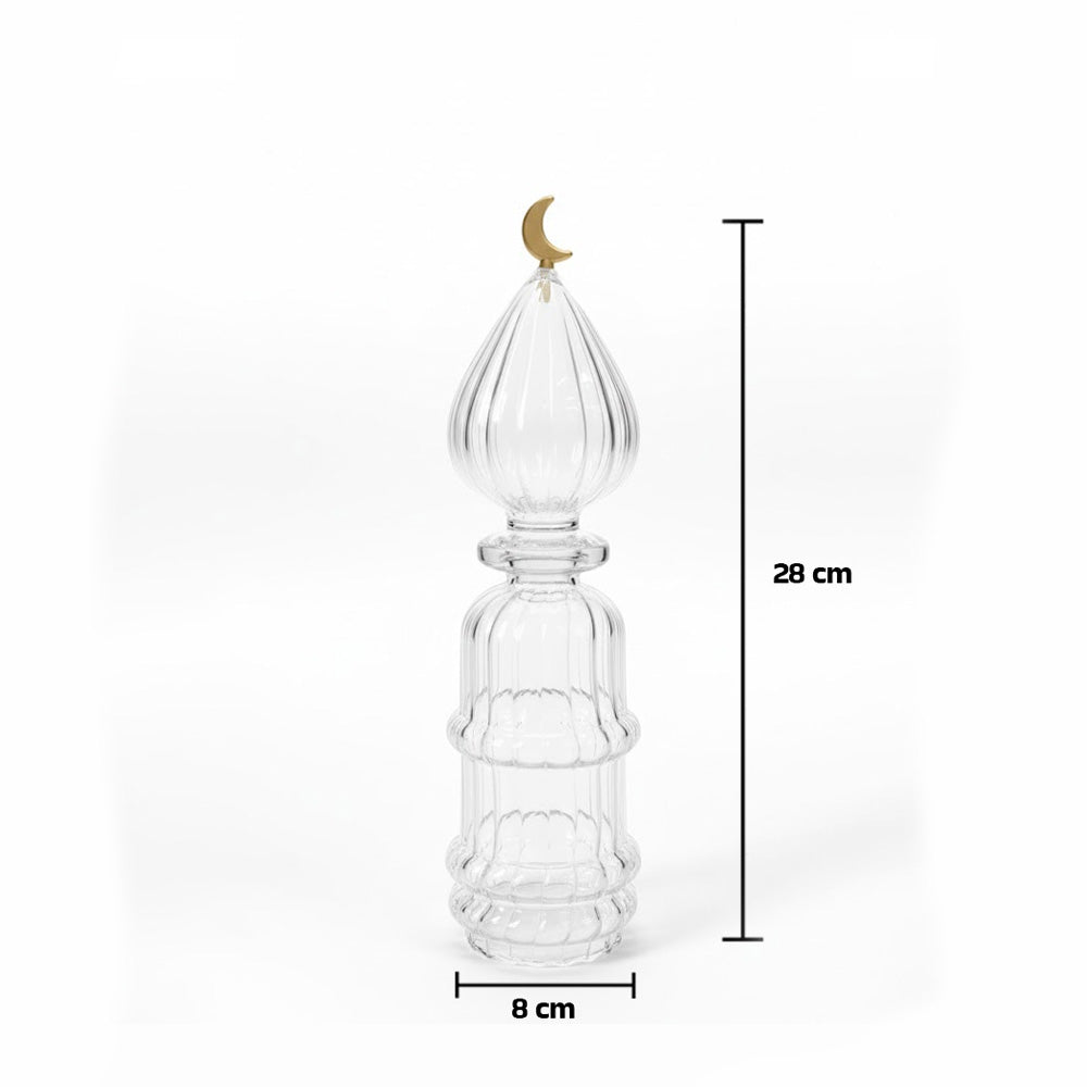 زينة زجاجية مضلعة