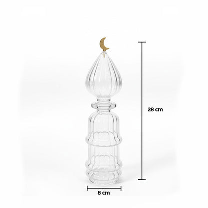 زينة زجاجية مضلعة