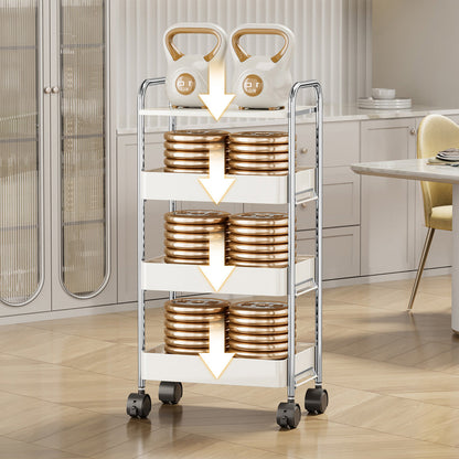 سلة تخزين من 4 طبقات