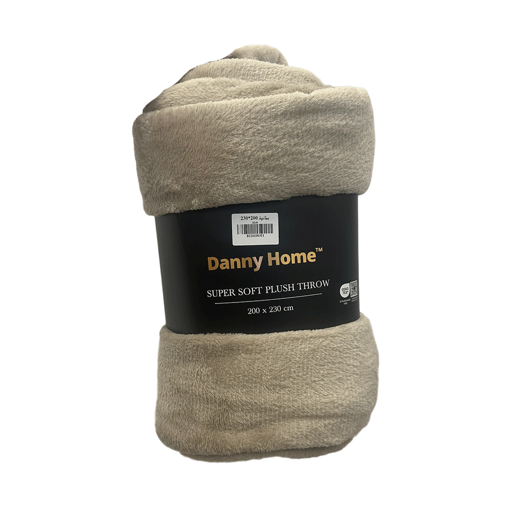 بطانية قطيفة فاخرة ناعمة سادة 150 سم