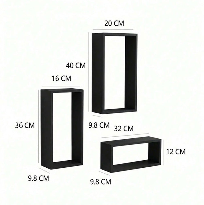 أرفف عائمة - طقم من 3 قطع