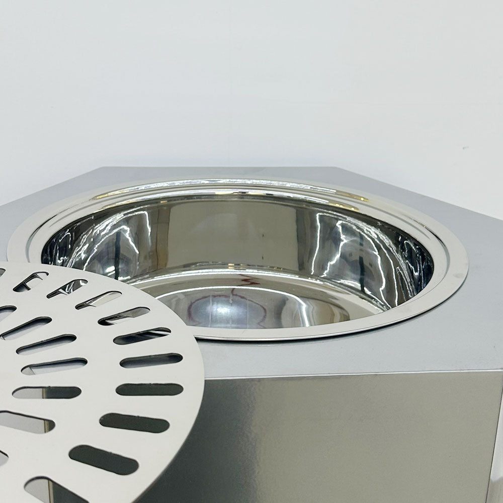 دوة و شواية معدنية سداسي الشكل