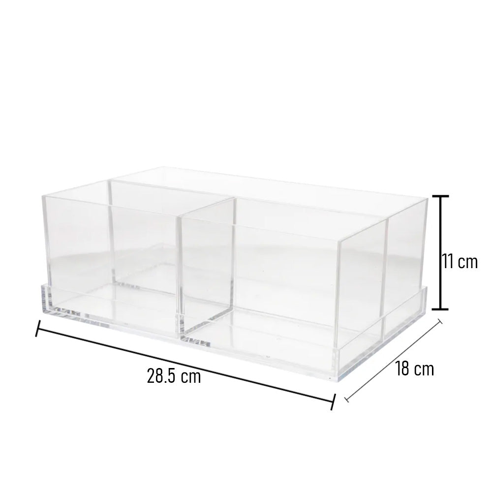 منظم مستحضرات تجميل قابل للفصل 4 قطع