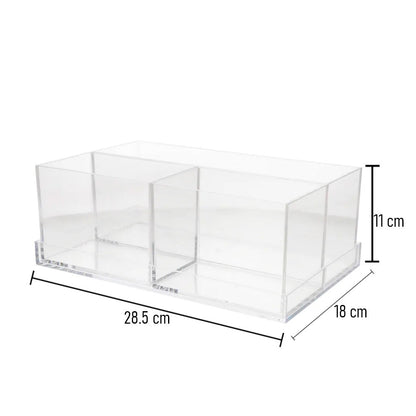 منظم مستحضرات تجميل قابل للفصل 4 قطع