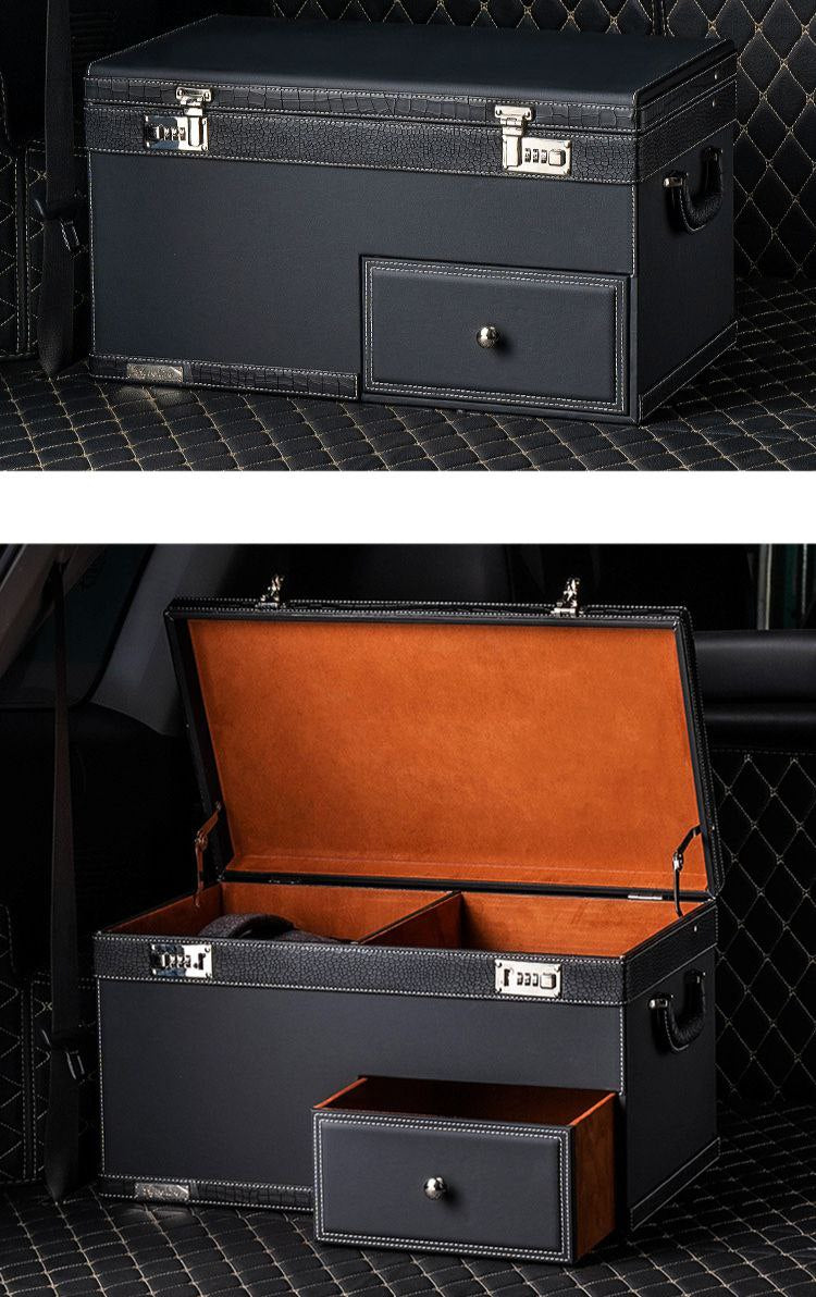 صندوق تخزين للسيارة بسعة تخزين كبيرة