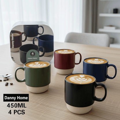 أكواب بورسلين مطبوعة،