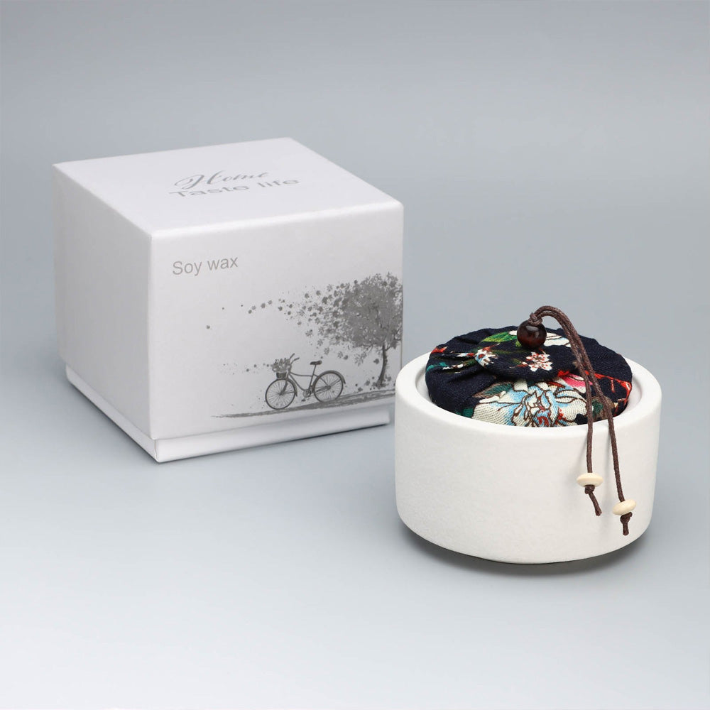 شمعة معطرة "شمع الصويا"